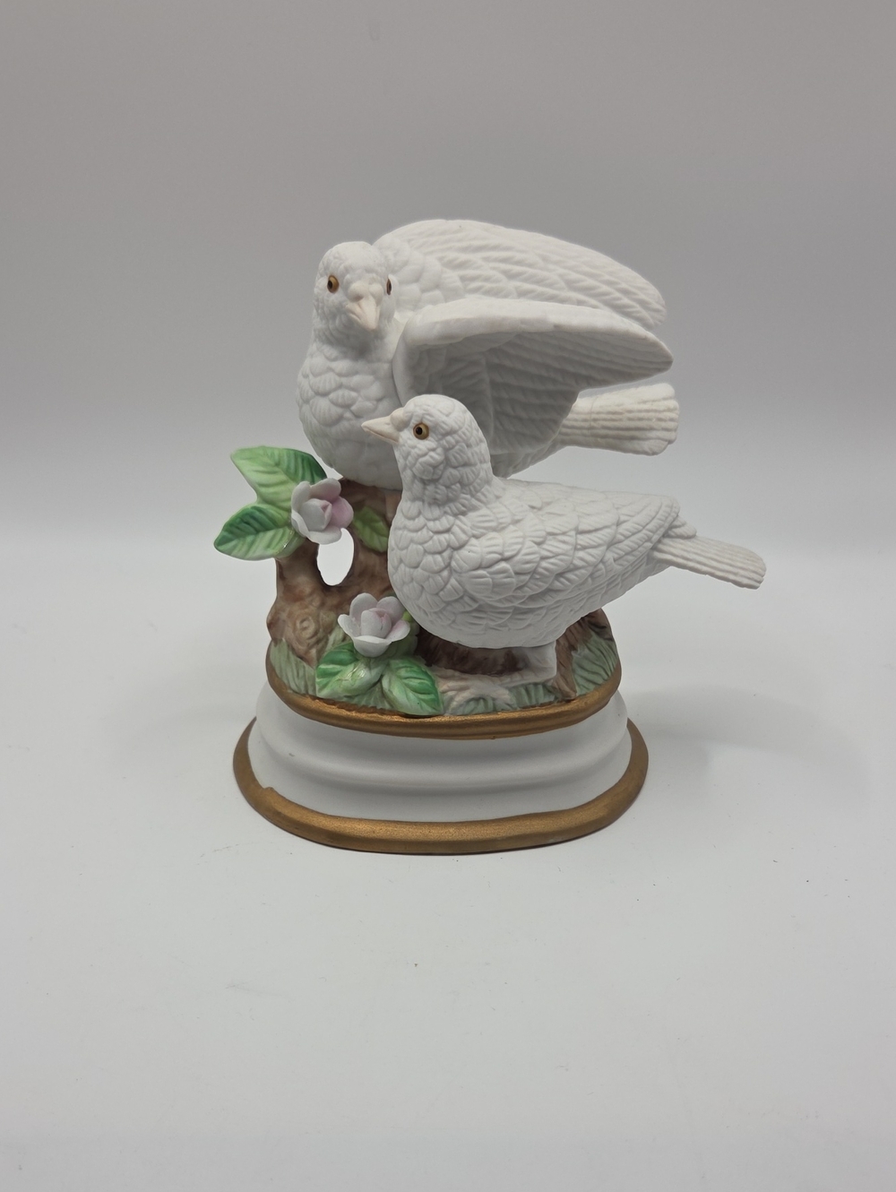 Ceramic Dove Sculpture. Musical Vintage